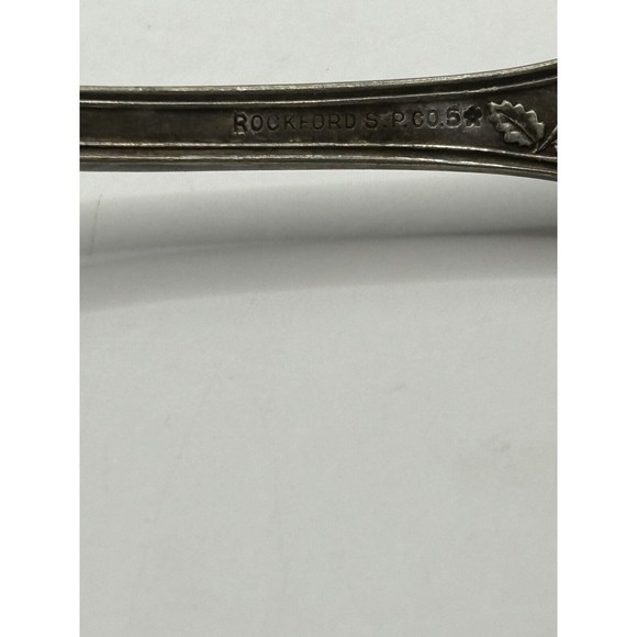 Set Of 7 Florentine Silver Plate Desert Forks 3 Different Silver Plate Spoons - Picture 8 of 8